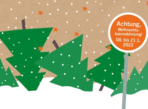 Abholung Weihnachtsbäume