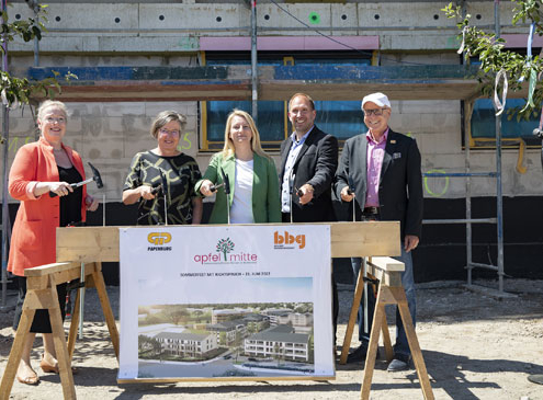 Sommerfest mit Richtspruch