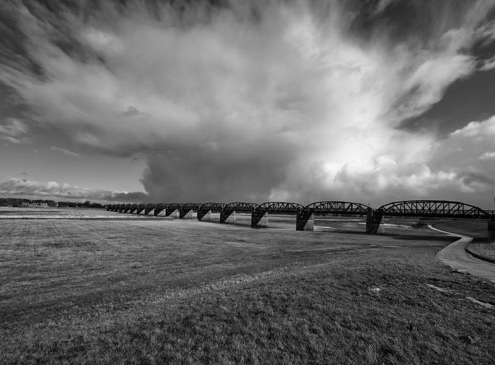 Landschaftsfoto an der Elbe